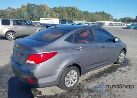 2016 Hyundai Accent Se z USA, uszkodzony, nr VIN KMHCT4AE5GU970544